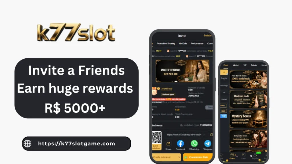 K77Slot Game Referral Earnings